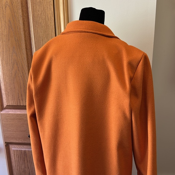 Romantichut Elegant Orange Trench Coat for Women size medium - Picture 6 of 7